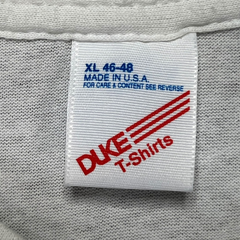 Vintage 1991 Duke Texas ASA National Industrial Tournament T-Shirt XL White - Picture 2 of 9